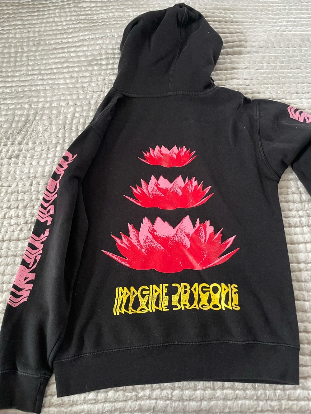 Imagine Dragons Hoodie Sweatshirt with Lotus Flower design